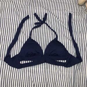 Navy blue bikini top